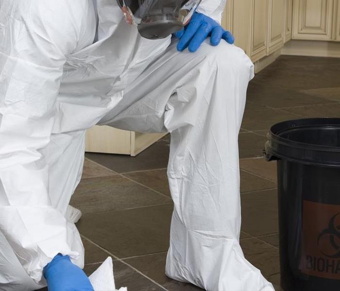  Bio-hazard Clean-up on Flooring